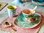 Kleiner Teekannen-Teller für Teebeutel, Zucker oder Gebäck aus Melamin - Rice